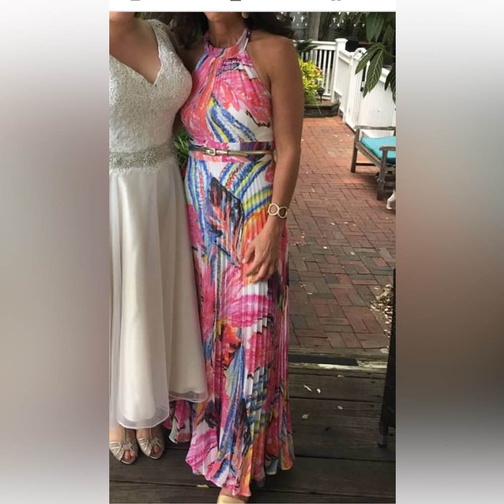 Vibrant Multicolor Maxi Dress